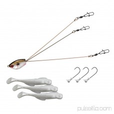 Yum Yumbrella 3-Wire Kit with 3 Pearl Heads and Mud Minnow 553241960